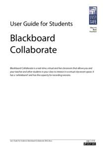 Using the TAFE VC3 and Elluminate