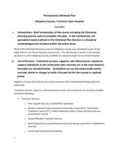 Health / Medicine / Torrance State Hospital / Peer support specialist / Supportive housing / Community mental health service / Psychiatry / Mental health / Mayview State Hospital