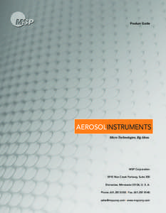 Product Guide  AerosolInstruments