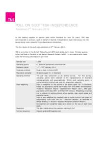 Microsoft Word - TNS - Scottish Independence Open Democracy Poll - 2nd February 2014.doc