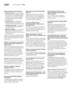 F o r m U p d a t e s FA Q  Why were these forms revised? • 	National Security — To improve GPO processes concerning handling classified and sensitive but unclassified materials,