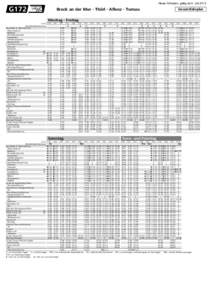 Neuer Fahrplan, gültig ab 6. Juli[removed]G172 Bruck an der Mur - Thörl - Aflenz - Turnau