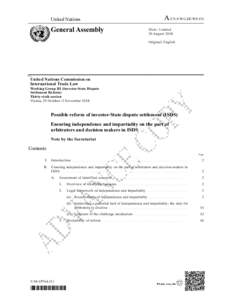 Economy / Arbitration / Foreign direct investment / Law / Investor-state dispute settlement / Arbitral tribunal / Permanent Court of Arbitration / International arbitration / International Centre for Settlement of Investment Disputes / Forum / Beijing Arbitration Commission / Emmanuel Gaillard