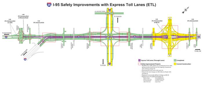 Interstate 695 / Interstate 95 in Maryland / Interstate 95 in Florida / High occupancy/toll and express toll lanes / Joppa Road / Transportation in Florida / Transportation in the United States / Florida