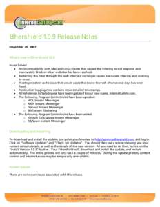 Microsoft Word - Ethershield[removed]Release Notes