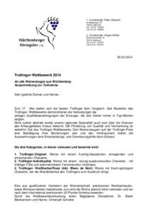 1. Vorsitzender Peter Albrecht Im Breitenloch[removed]Heilbronn Tel.: [removed]Fax: [removed]