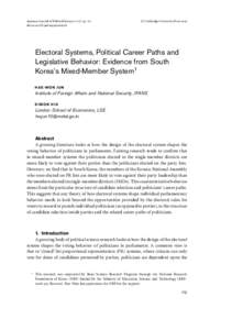 Voting / Party-list proportional representation / Primary election / Social choice theory / Single non-transferable vote / Voting systems / Political philosophy / Proportional representation