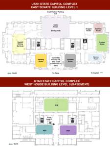 UTAH STATE CAPITOL COMPLEX EAST SENATE BUILDING LEVEL 1 East Visitors Parking Lot  State