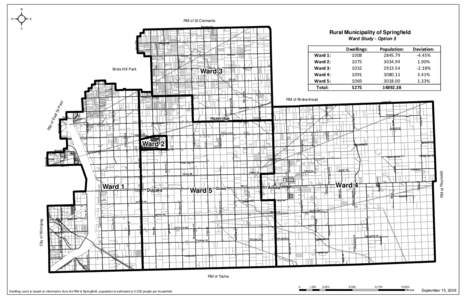 ²  RM of St Clements Boundary Rd  Rural Municipality of Springfield