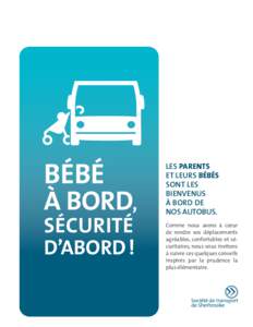 BÉBÉ À BORD, SÉCURITÉ D’ABORD !  Les parents