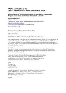 Physical geography / States and territories of Australia / Great Barrier Reef Marine Park / Coral reef / Environment Protection and Biodiversity Conservation Act / Marine park / Marine protected area / Environmental protection / Lady Elliot Island / Geography of Australia / Great Barrier Reef / Australian National Heritage List