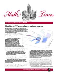Math  Times Department of Mathematics, Fall 2009