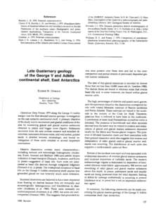 References Burckle, L. HPersonal communication. Clarke, D. B., Burckle, L. H., and Morley, JAbundance distribution of Eucampia balaustium and Hemidiscus karstenii in the late Pleistocene of the southern o