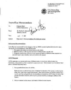 United States Citizenship and Immigration Services / Immigration to the United States / FBI Name Check