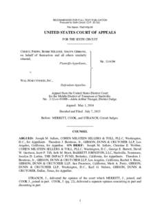 RECOMMENDED FOR FULL-TEXT PUBLICATION Pursuant to Sixth Circuit I.O.Pb) File Name: 15a0140p.06 UNITED STATES COURT OF APPEALS FOR THE SIXTH CIRCUIT