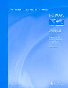 GAO-06-533SP Highlights of a GAO Forum: Managing the Supplier Base in the 21st Century