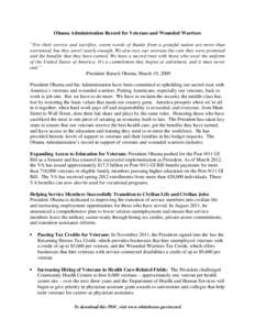 Medicine / Healthcare in the United States / National Coalition for Homeless Veterans / Veteran / G.I. Bill / VA loan / Vietnam veteran / Army Wounded Warrior Program / Book:Veterans infobook / United States Department of Veterans Affairs / United States / War