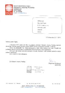 Diecéznícharita Hradec Králové  oblastní charita Polička Vrchlického 22 57201Poliěka