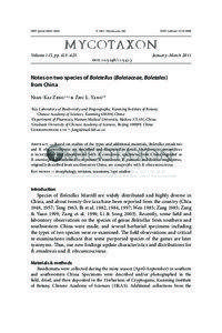 ISSN (print[removed]  © 2011. Mycotaxon, Ltd.