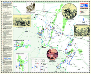 ★ ANTIETAM CAMPAIGN SITES ★ ★ Leesburg (Loudoun Museum) – Antietam Campaign Tour begins here, where Lee rested the Army of Northern Virginia before invading Maryland.  M A S O N / D I X O N