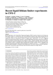 INSTITUTE OF PHYSICS PUBLISHING and INTERNATIONAL ATOMIC ENERGY AGENCY Nucl. Fusion–523 NUCLEAR FUSION doi: