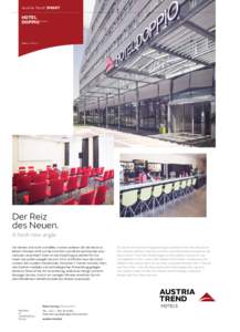 Austria Trend smart  hotel Doppio ****  Wien / Vienna