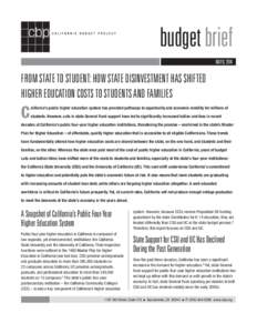 budget brief JUNE 2005 MAY 6, 2014