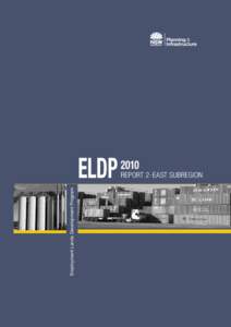 Employment Lands Development Program     ELDP[removed]REPORT 2 - E AST SUBREGION
