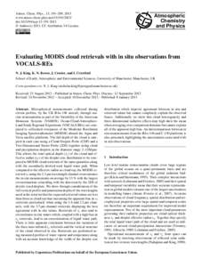 Liquid water content / Clouds / Moderate-Resolution Imaging Spectroradiometer / 1 micrometre / Infrared / Cloud top / Drizzle / Cloud physics / Cloud / Atmospheric sciences / Meteorology / Precipitation