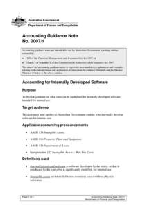 Generally Accepted Accounting Principles / Intangible asset / Australian Accounting Standards Board / Expense / Account / Asset / Depreciation / Cost / Fixed asset / Accountancy / Finance / Business