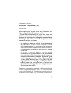 Linguistic rights / Languages of Italy / Sociolinguistics / Minority group / Nation state / Italian dialects / Minority language / Multiculturalism / Italian language / Languages of Europe / Europe / Politics