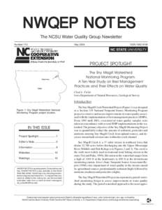 NWQEP NOTES The NCSU Water Quality Group Newsletter Number 113 May 2004