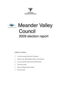 Meander Valley Council / Returning officer