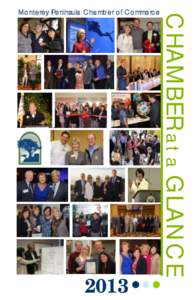 2013  CHAMBER at a GLANCE Monterey Peninsula Chamber of Commerce