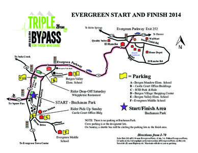 Start-Finish Map EVERGREEN 2014