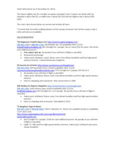 Microsoft Word - Hotel Information Dec 2013.docx