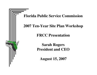 Microsoft PowerPoint - FRCC Presentation_FPSC_8-15-07_2007[removed]ppt