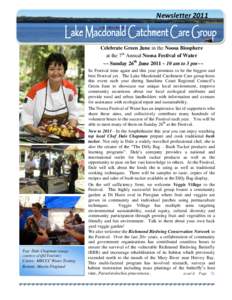 Lake Macdonald Catchment Care Group Newsletter 2010