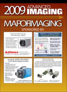 2009 MAPOFIMAGING SPONSORED BY: DIGITAL HIGH SPEED CCD AND CMOS MEGAPIXEL CAMERAS