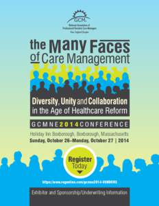 New England Chapter  Holiday Inn Boxborough, Boxborough, Massachusetts Sunday, October 26–Monday, October 27 | 2014  https://www.regonline.com/gcmne2014-VENDORS