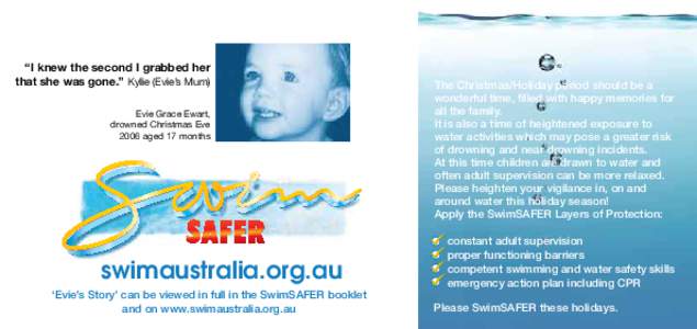 Medicine / Drowning / Health / Christmas music / Christmas / Vigilance / Water safety in New Zealand / Water / Swimming / Diving medicine / Medical emergencies