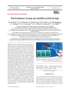 Vol. 433: 1–28, 2011 doi: [removed]meps09202 MARINE ECOLOGY PROGRESS SERIES Mar Ecol Prog Ser