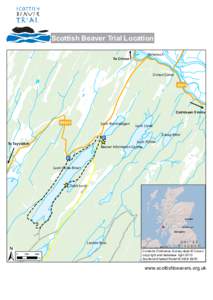 Scottish Beaver Trial Location To Crinan Bellanoch  Crinan Canal