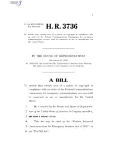 I  113TH CONGRESS 1ST SESSION  H. R. 3736