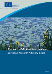 Report of Activities[removed]European Research Advisory Board EUR 21219  Contact: