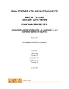 Rail transportation in the United States / Vanpool / Greater Richmond Transit Company / Northeast Regional / Virginia / High-occupancy vehicle lane / RideShare Delaware / Transportation in the United States / Transport / Sustainable transport