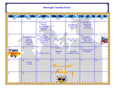 Mannington Township SchooL  Sun 1  8