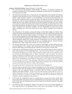 Kooltrade Ltd v XTS LtdADR.L.RJudgment : Mr Justice Pumfrey. Chancery Division. 11th JulyBy a claim issued in the Manchester District Registry, the Registry, the claimants, Kooltrade Ltd, complai