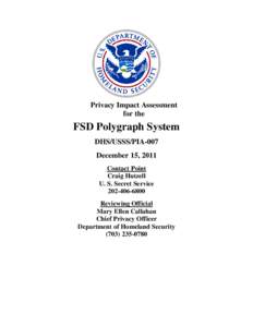 Department of Homeland Security Privacy Impact Assessement Update