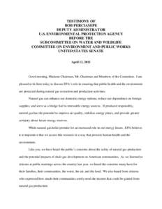 United States / Hydraulic fracturing / United States Environmental Protection Agency / Shale gas / Safe Drinking Water Act / Natural gas / New Source Performance Standard / Clean Air Act / Coalbed methane / Environment of the United States / Environment / Emission standards